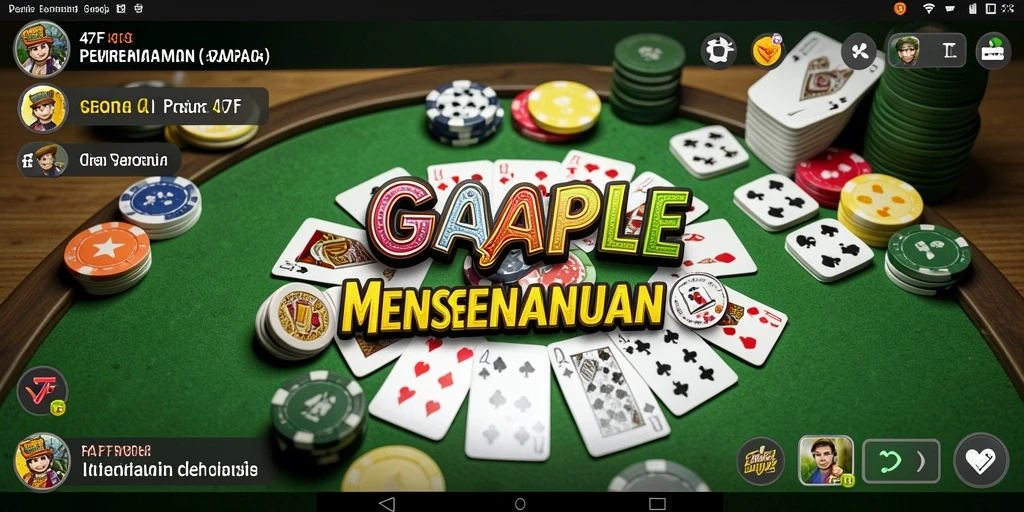 Gameplay seru Gaple dengan teman-teman di 47F.