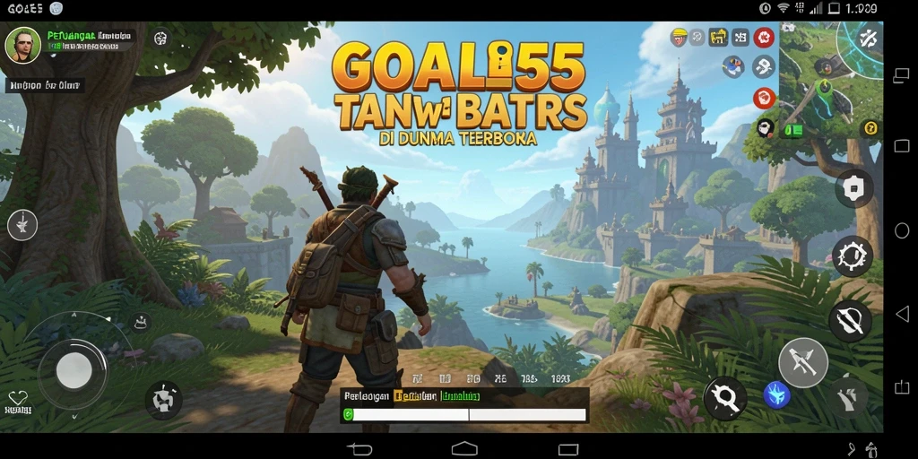 Tampilan screenshot gameplay Open World GOAL55 yang menakjubkan.