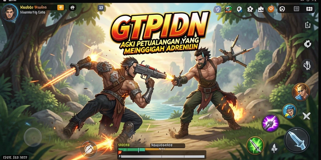 Tangkapan layar GTPIDN yang menunjukkan aksi pertempuran seru.