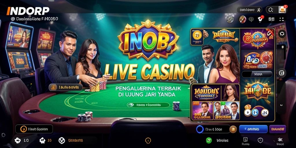 Screenshot gameplay INDORP yang menarik dari permainan Live Casino.