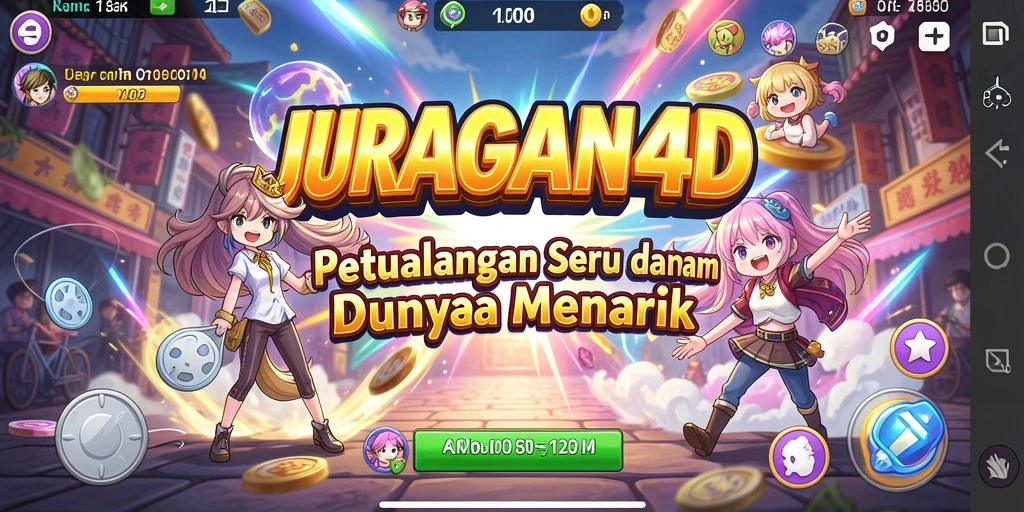 Screenshot permainan JURAGAN4D yang menunjukkan aksi seru dalam permainan Anime.