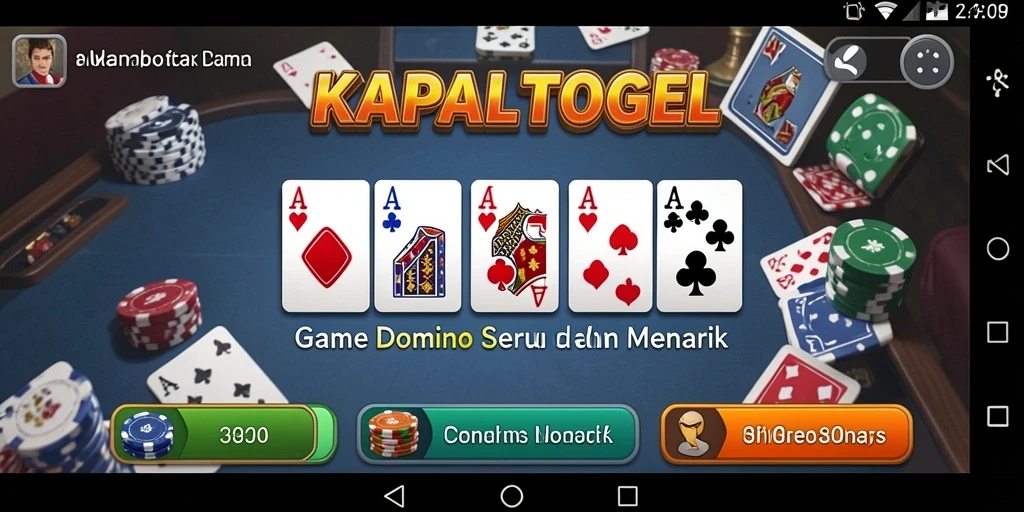 Tampilan seru gameplay di KAPALTOGEL yang menyenangkan.