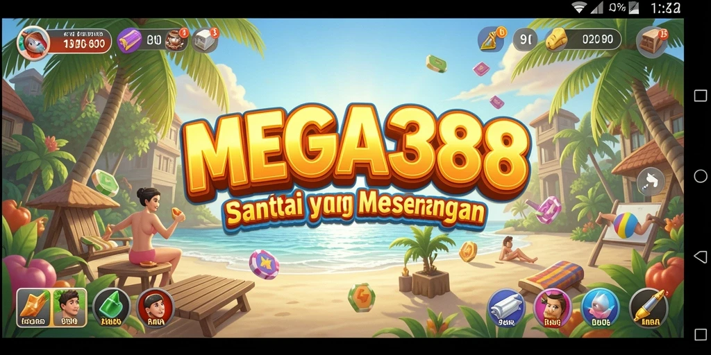 Tampilan gameplay MEGA388 yang menggugah selera bermain.