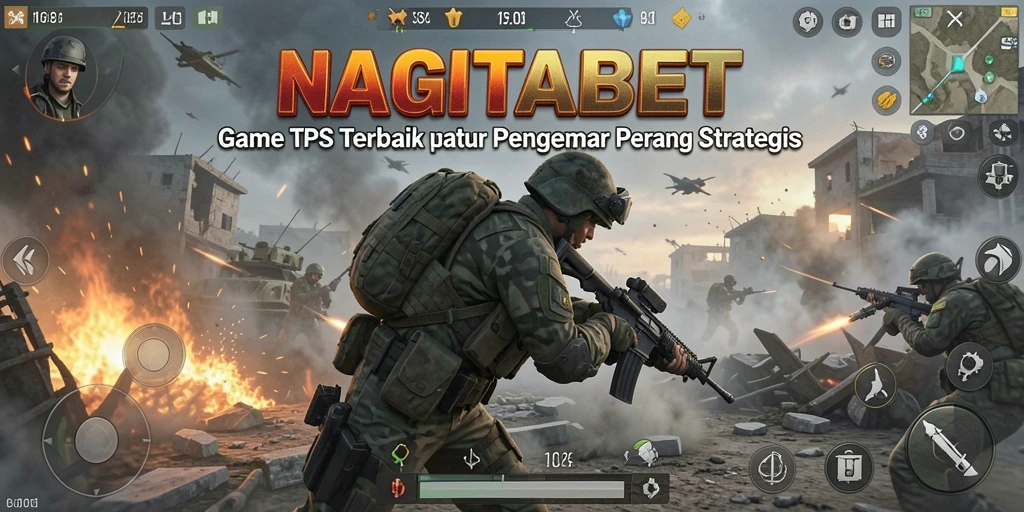 Tampilan gameplay menarik dari NAGITABET dalam pertempuran TPS.