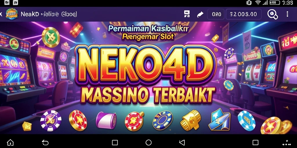 Screenshot gameplay NEKO4D menampilkan keseruan permainan slot yang menarik.