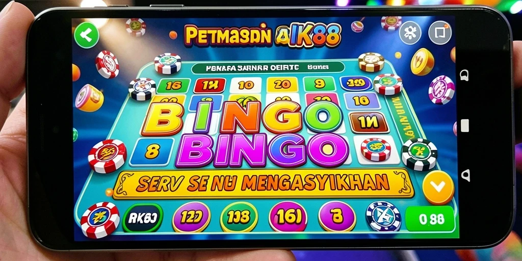 Tampilan gameplay Bingo yang seru dan penuh warna di RK88.