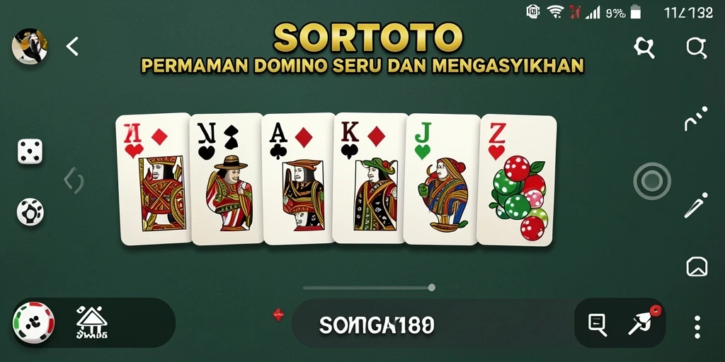 Tampilan gameplay seru dan interaktif dari SORTOTO.