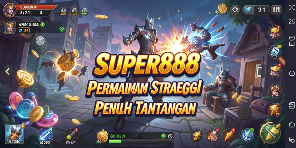 Screenshot gameplay <strong>SUPER88</strong> menampilkan momen strategi mendebarkan.