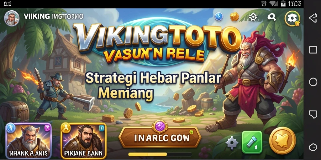 Tangkapan layar VIKINGTOTO menampilkan aksi strategi mendebarkan di medan perang.