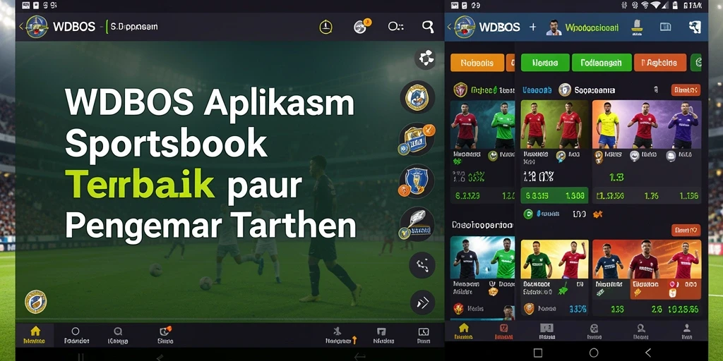 Tampilan gameplay Sportsbook yang menarik dan informatif.
